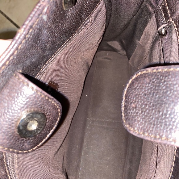 Chanel Caviar Petit Shopping Tote - brown - Picture 6 of 10